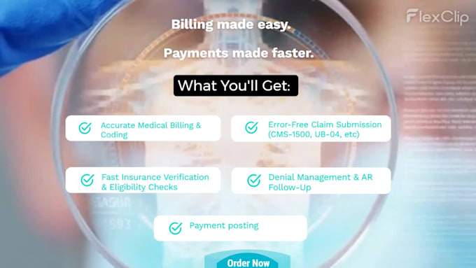 manage billing, posting, and denials