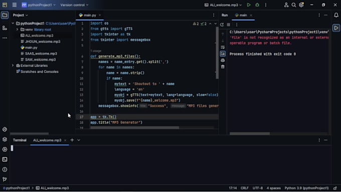Create python script or python program for you at very cheap cost by ...