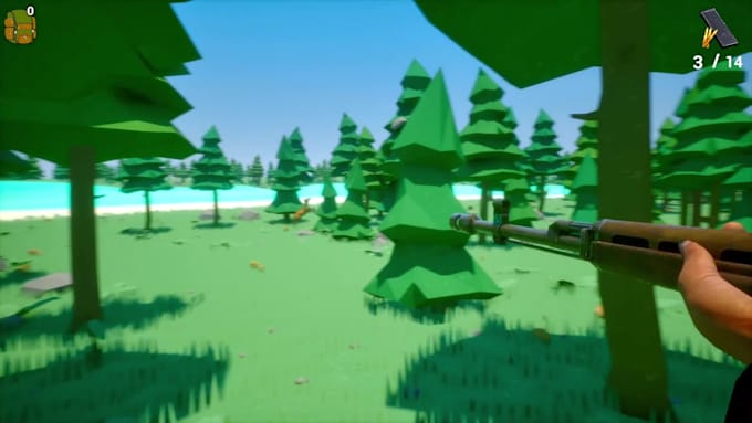 make a shooter game in unity