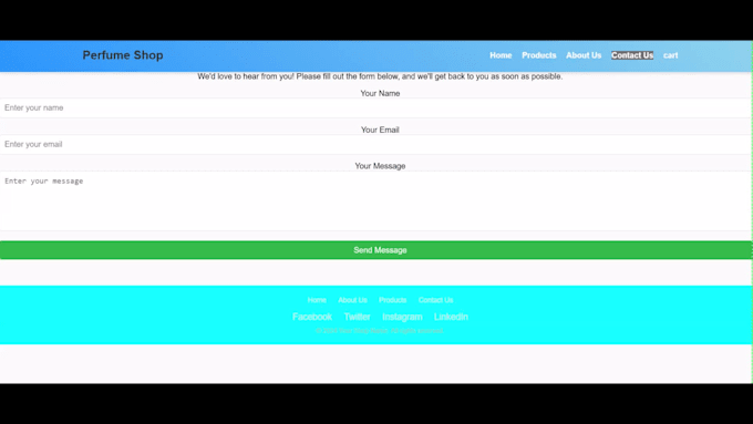 Create a professional single page website using html css by Elie_ski ...