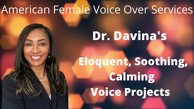 provide a calming and soothing voice