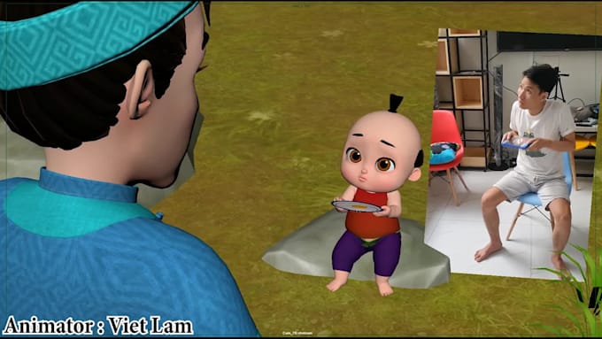 make character animations for game and film
