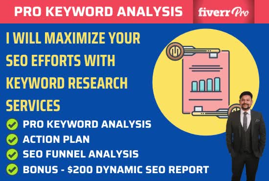 do SEO keyword research and competitor analysis for your niche