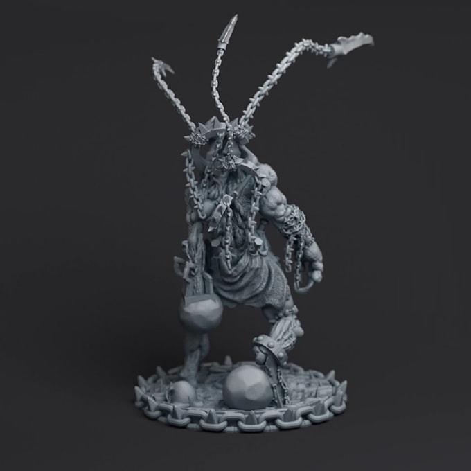 3d model miniatures for 3d printing and injection moulding