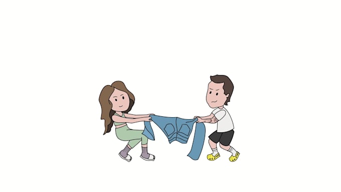 create custom 2d character cartoon animation video