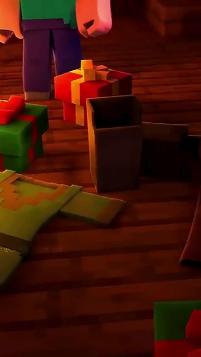 create high quality 3d minecraft animation