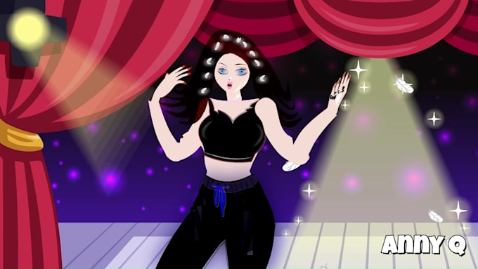 design story based cartoon animated video