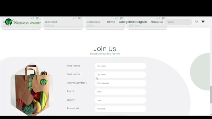 Do html css web design by Azizachbihi | Fiverr