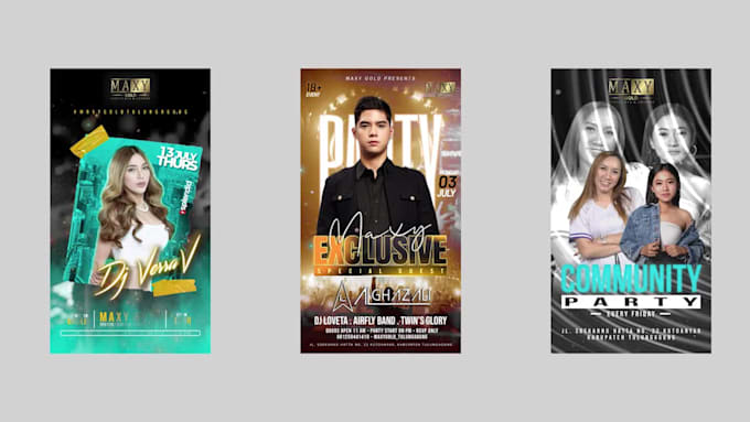 create animated motion graphic flyers for your social media