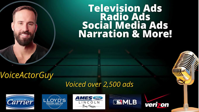 do voice overs for narration and advertisement