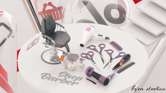 create realistic 3d isometric animation explainer video