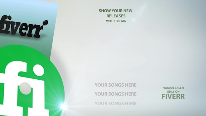 I will create video animation for your cd album