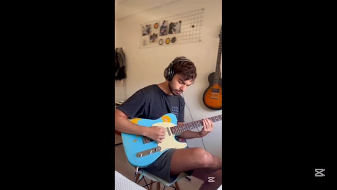 record a funky, groovy guitar for your song
