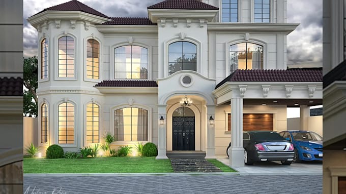 Create 3d exterior modeling and rendering in 3ds max by Create 3d exterior modeling and rendering in 3ds max by