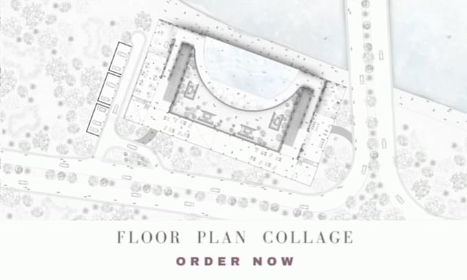 the post production of a floor plan