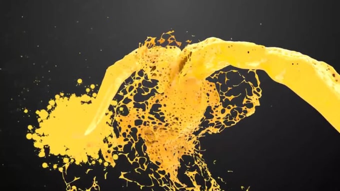 Create a paint splash animated logo reveal intro in full hd by Bonniesale |  Fiverr
