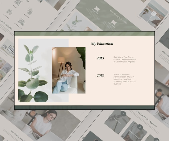 create a sleek and functional website on squarespace or wix