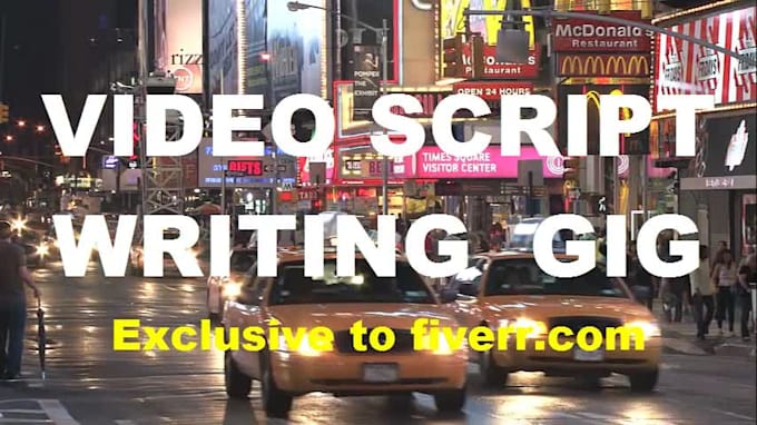 copywrite your sales video script for you
