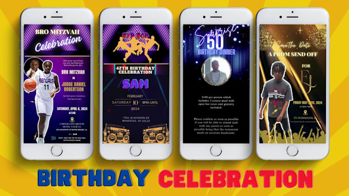 create a personalized animated birthday video