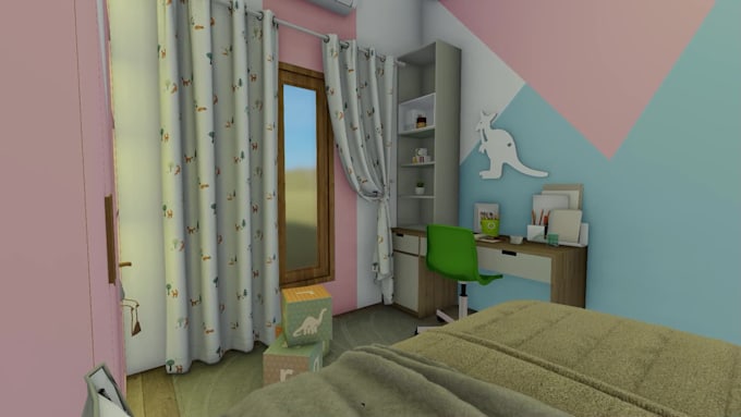 realistic 3d interior rendering
