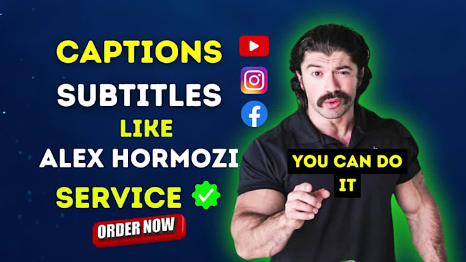 edit close captions same like alex hormozi