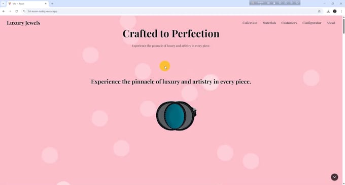 create a custom 3d animated website with threejs react gsap and blender