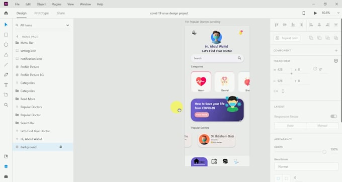 do ui ux design for your web design or mobile app design