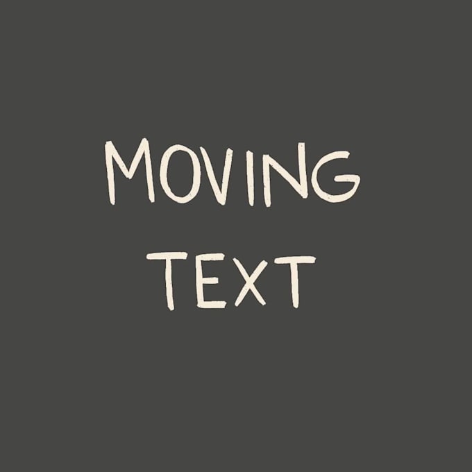 Griff Text Moveing Create a motion text gif by Vruelas77 | Fiverr