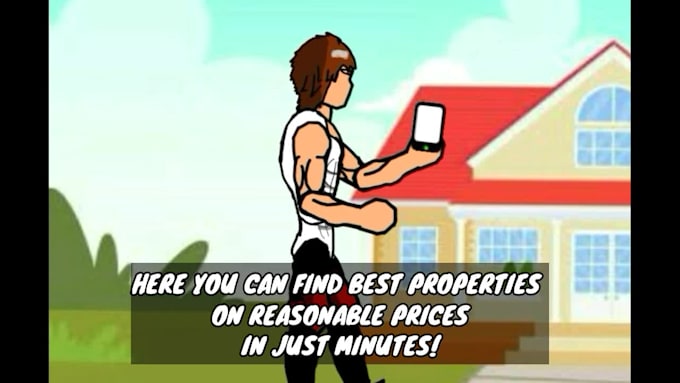 create 2d animation promo for you