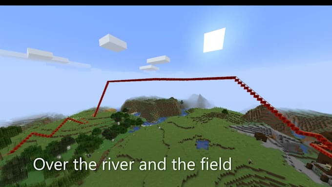 build you a roller coaster in minecraft