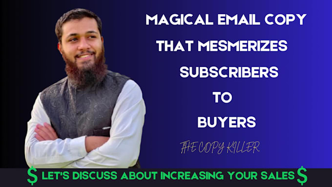 write converting sales email copy and email sequence for your email marketing