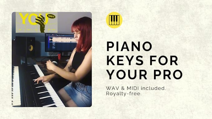 record custom piano or keyboard parts for your song