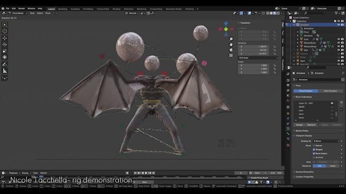 Brain Rig Character Rig your character, human or not by Demo_nic_ | Fiverr