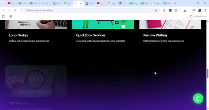 create your own portfolio website in react and tailwind CSS