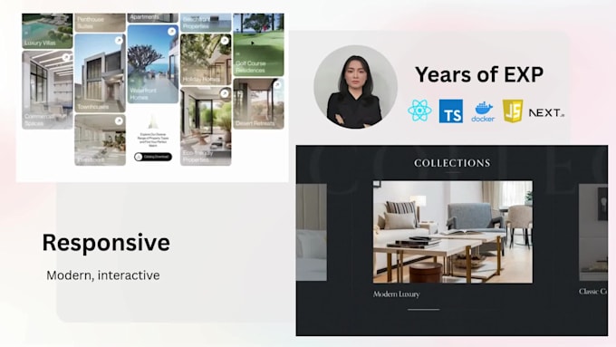 Build new modern, interactive react website by Luckychanwork | Fiverr