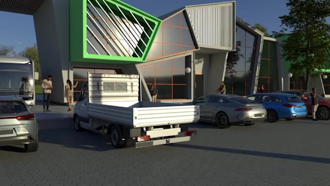 do architecture 3d modeling and realistic rendering