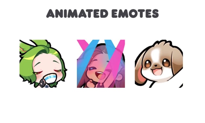 Emote for Streamer Static Emote Animated Emote Discord 