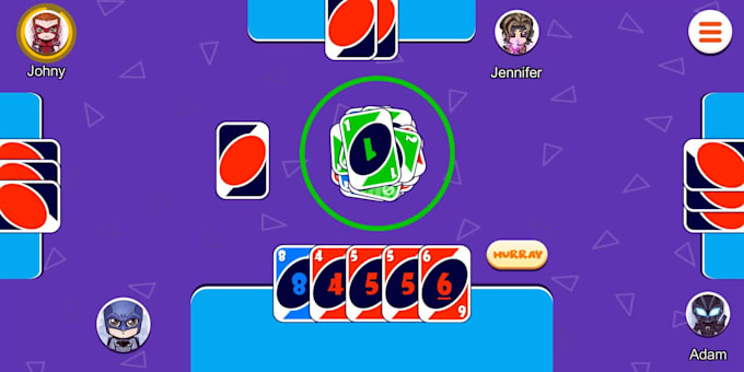 make uno card game for mobile