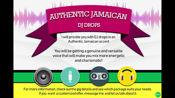 do dj drops in a jamaican accent