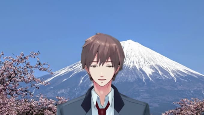teach you japanese conversation lessons zoom with charactor