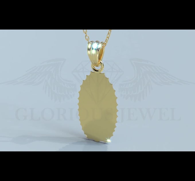 jewelry render in high quality with sparkles