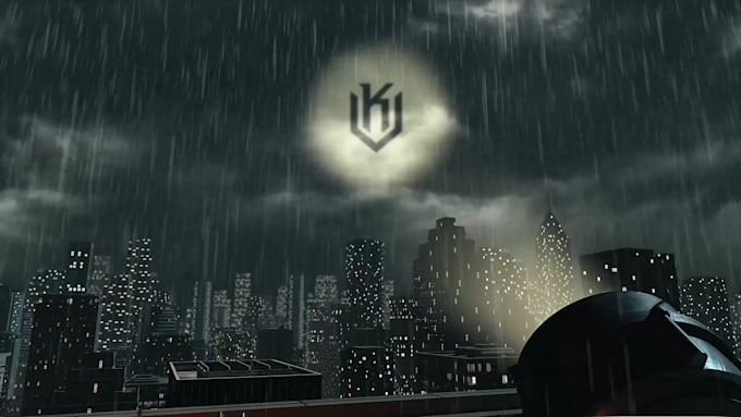 create this cinematic 3d movie logo intro