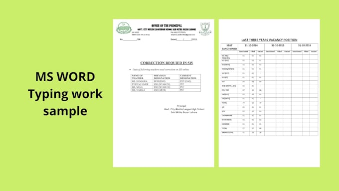do data entry work in ms word excel powerpoint inpage
