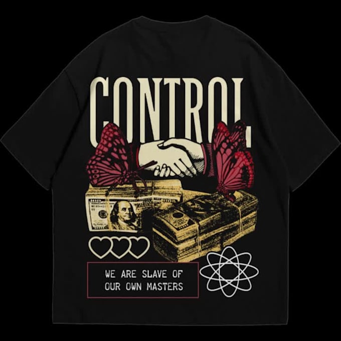 design custom trendy streetwear t shirts