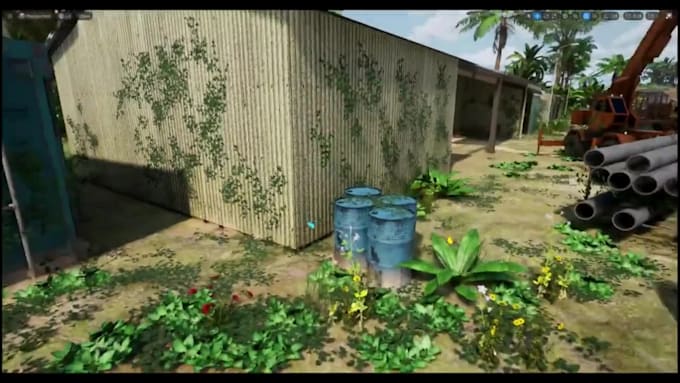 create realistic 3d game environment medieval open world map in unity and ue5