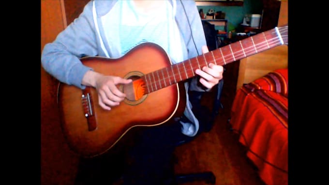 record guitar solos and guitar low accompaniment lines
