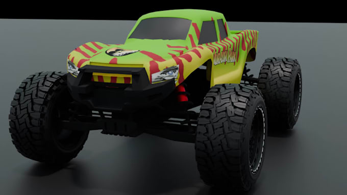 make realistic, stylized and lowpoly 3d car