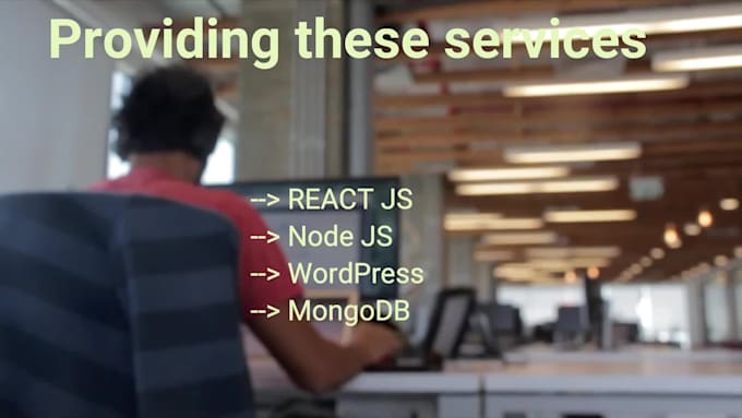 build complete react or wordpress website