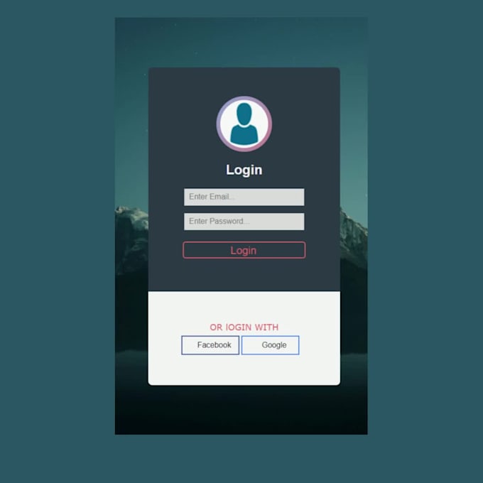 Design attractive responsive website login registration html forms by ...
