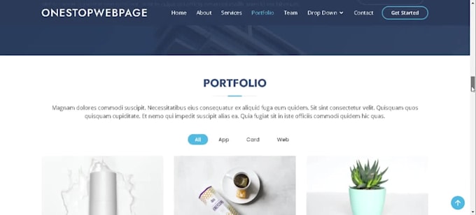 design basic home page